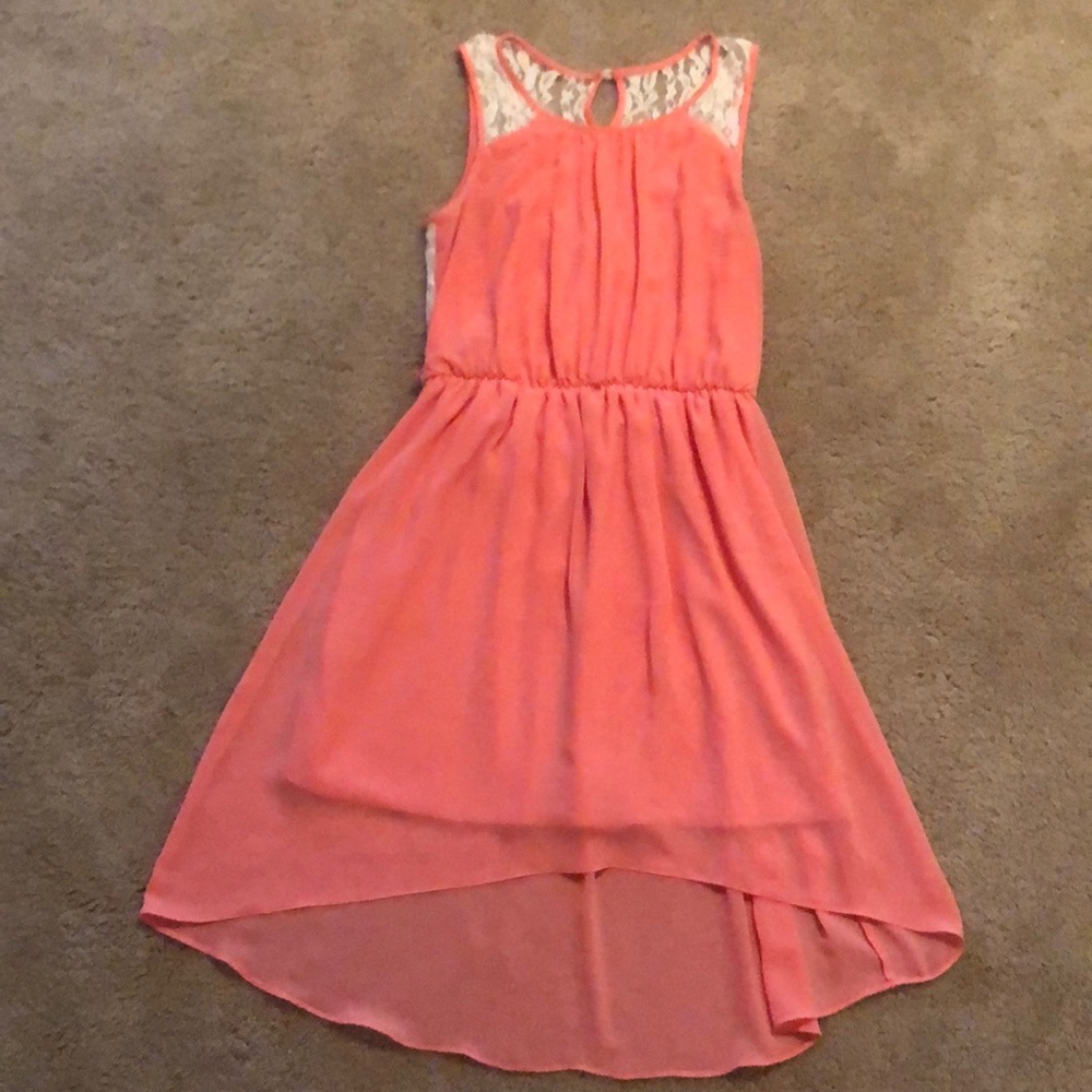 Coral dress
